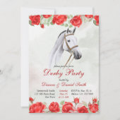 Derby Party, Pferd, elegantes Reitsport-Party Einladung (Vorderseite)