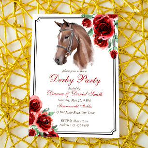 Derby Party, Pferd, Reitsport Party Einladung