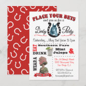 derby Party Poster Einladung (Vorne/Hinten)