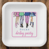Derby Party Racing Fashion Preppy Custom Pappteller