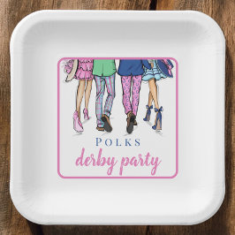 Derby Party Racing Fashion Preppy Custom Pappteller
