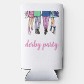 Derby Party Racing Fashion Preppy Custom Selters Dosenkühler (Rückseite)