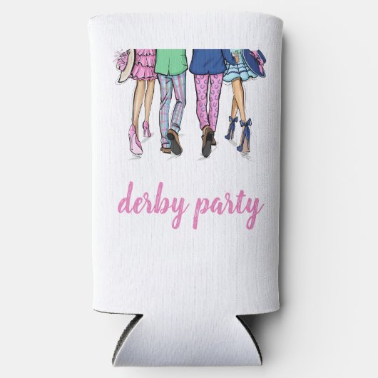 Derby Party Racing Fashion Preppy Custom Selters Dosenkühler (Vorderseite)