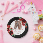 Derby Party Reitpferd Party personalisiert Pappteller (Party)