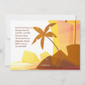 Derby Party Tropical Invasion Einladung (Rückseite)