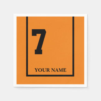 Derby Pferderennen Orange 7 Personalisiert Serviette