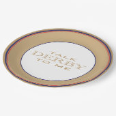 Derby Race Party Paper Teller (Schrägansicht)