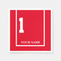 Derby Race Red 1 Personalisiert Paper Napkin