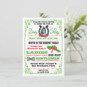 Derby Racing Party Einladung (Stehend Vorderseite)