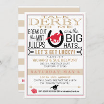 Derby Racing Party Schwarz/Rot/Gold