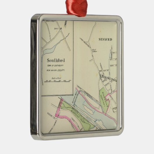 Derby, Shelton Silbernes Ornament (Rechts)