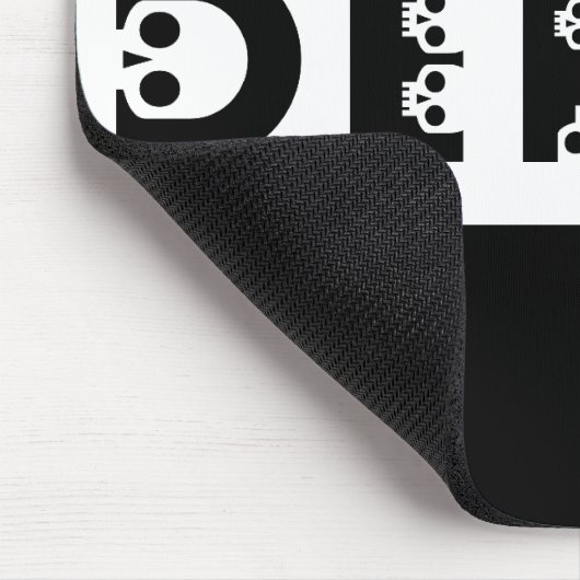 derby : skullphabet mousepad (Ecke)