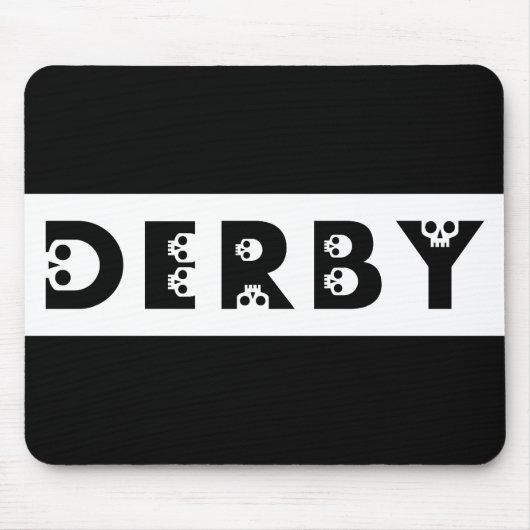 derby : skullphabet mousepad (Vorne)