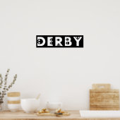 derby : skullphabet poster (Küche)