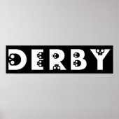 derby : skullphabet poster (Vorne)