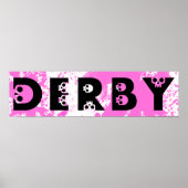 Derby: Skullphabet Poster (Vorne)