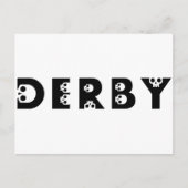 derby : skullphabet postkarte (Vorderseite)