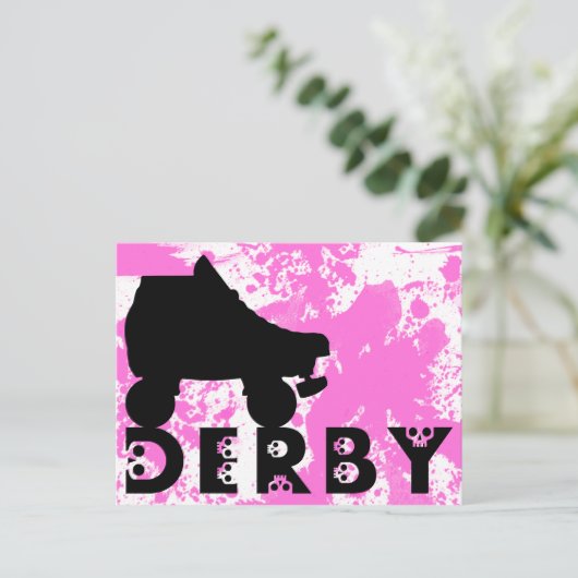 derby : skullphabet postkarte (Stehend Vorderseite)