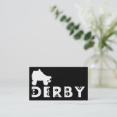 Derby: skullphabet Skate Visitenkarte (Stehend Vorderseite)