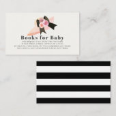 Derby Style Big Pink Hat Rose Books for Baby Begleitkarte (Vorne/Hinten)