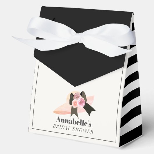 Derby Style Big Pink Hat Rose Brautparty Geschenkschachtel (Vorderseite)