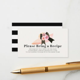 Derby Style Pink Hat Brautparty Rezept Anfrage Begleitkarte