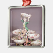 Derby-Tabellenmittelstück, 1760-65 Silbernes Ornament (Links)