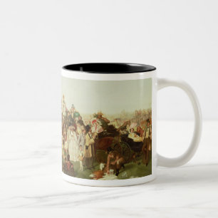 Derby-Tag (Kopie) Zweifarbige Tasse