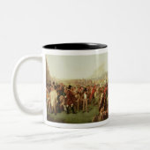 Derby-Tag (Kopie) Zweifarbige Tasse (Links)