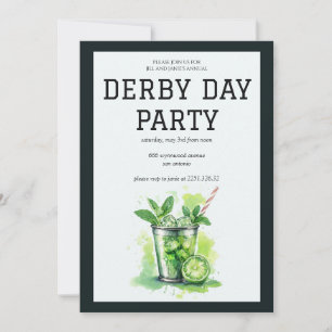 Derby-Tag-Party-Einladung Mint Julep Kentucky Der Einladung