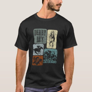 Derby-Tag Pferd Jockey Derby-Outfit Reitsport Pfer T-Shirt
