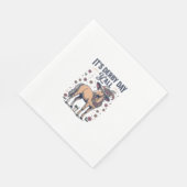 Derby-Tag Y'all Pferd Blumenhut Serviette (Ecke)