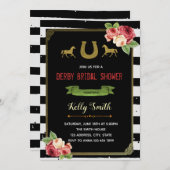 Derby-Thema-Party-Brautpartyeinladung Einladung (Vorne/Hinten)