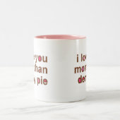 Derby-Torten-Tasse Zweifarbige Tasse (Mittel)