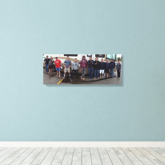 Derby Trip 2013 RV Leinwanddruck (Insitu (Holzboden))