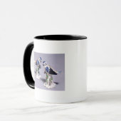 Derby-Zahlen von bluetits, c.1760 Tasse (Vorderseite Links)