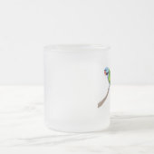 Derbyan Schnurrbartparakeet-mattierte GlasTasse Mattglastasse (Mittel)