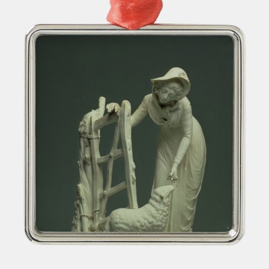 Derbyshepherdess, 1790 silbernes ornament (Vorne)