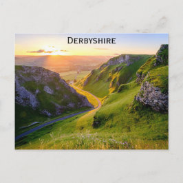 Derbyshire England Winnats Pass Travel Foto Postkarte