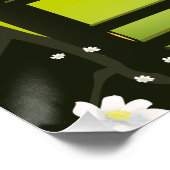 Derbyshire Landscape Reiseplakat Poster (Ecke)