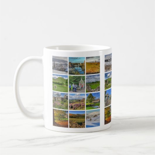 Derbyshire & Peak District Kaffeetasse (Links)