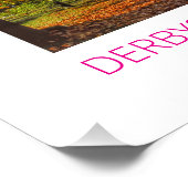 Derbyshire & Peak District Poster (Ecke)