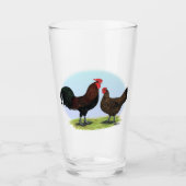 Derbyshire Redcap Fowl Glas (Vorderseite)