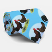 Derbyshire Redcap Fowl Krawatte (Gerollt)