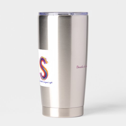 Derecho de todos thermobecher (Vorderseite)