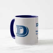 Derek Name Tasse (Vorderseite Links)