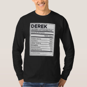Derek Nutrition Information Problem lösen hartes W T-Shirt
