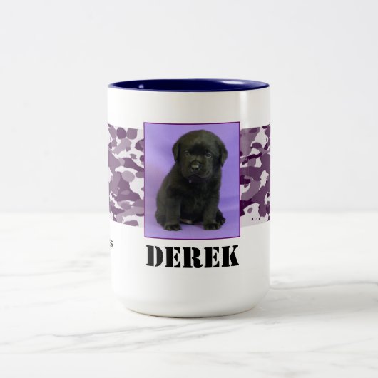 Derek-Tasse Zweifarbige Tasse (Mittel)
