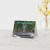 Derek-Teich, GLÜCKLICHER JAHRESTAG Karte (Gelbe Blume)