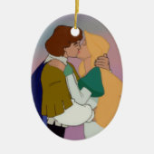 Derek- und ODETTE-Weihnachtsverzierung Keramikornament (Vorne)